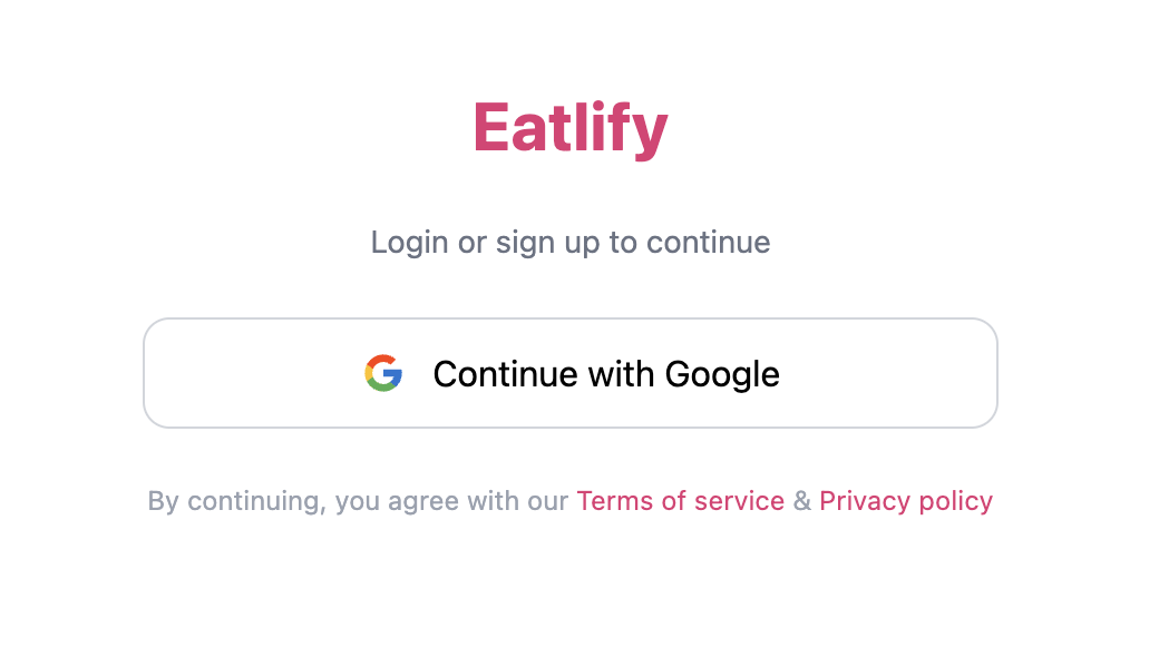 Eatlify — Food Delivery Microservices interface